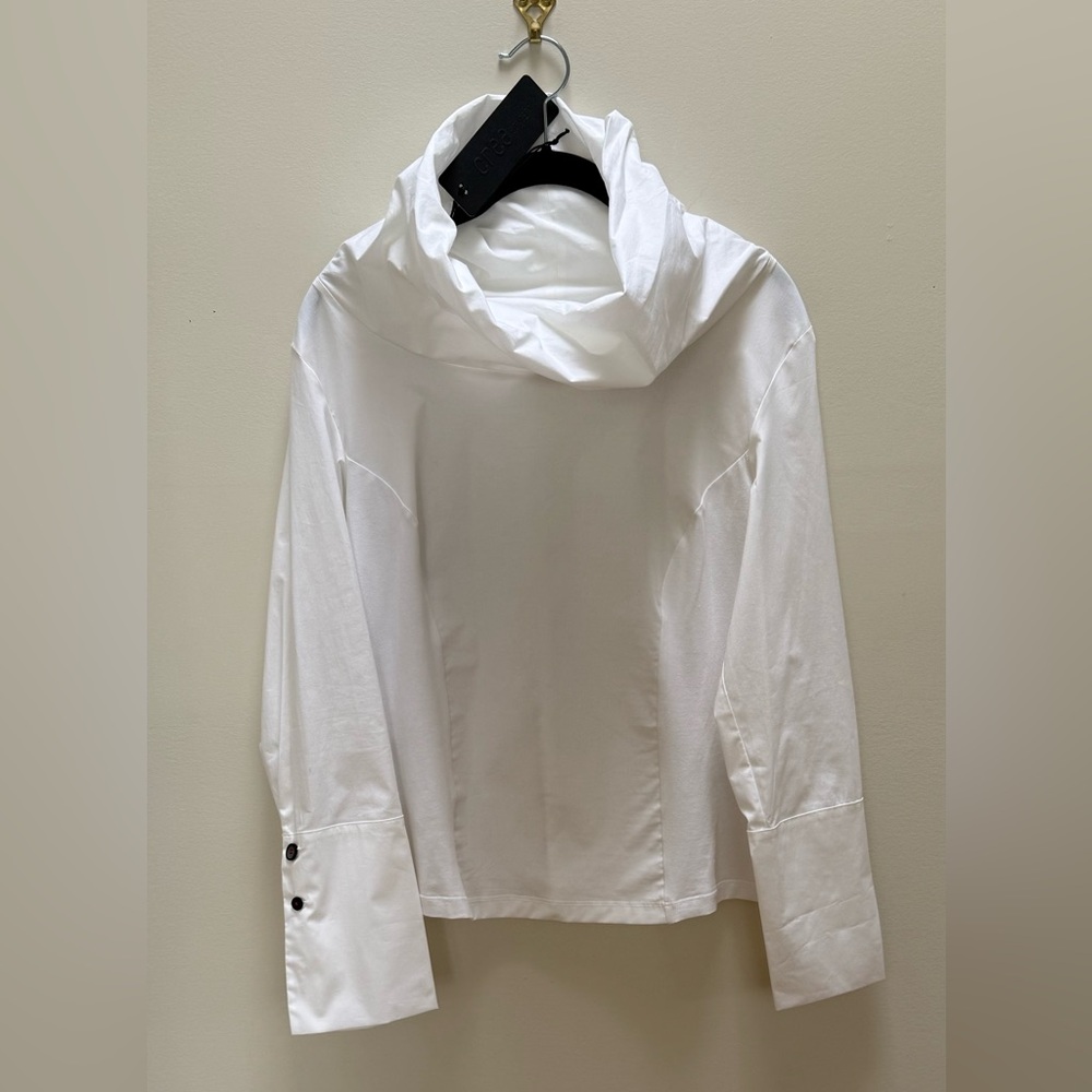 Crea Concept White Cotton Blouse - Picture 1 of 7